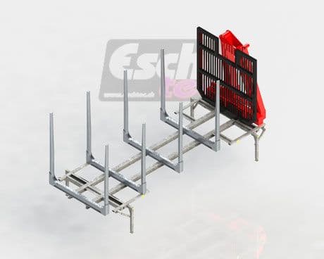 Kran Flat Rundholz